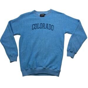 Comfortex Blue Tight-Knit Crew Neck Pullover Sweater Men's Size M Long Sleeve